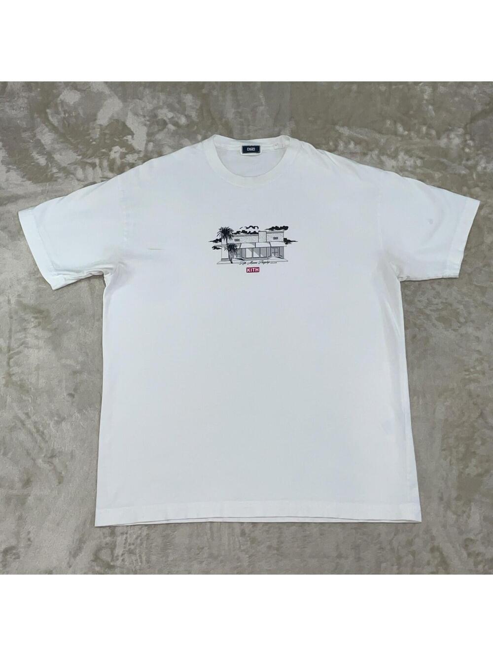 Kith Miami Flagship Limited Store Exclusive White T-Shirt Men’s Size Small